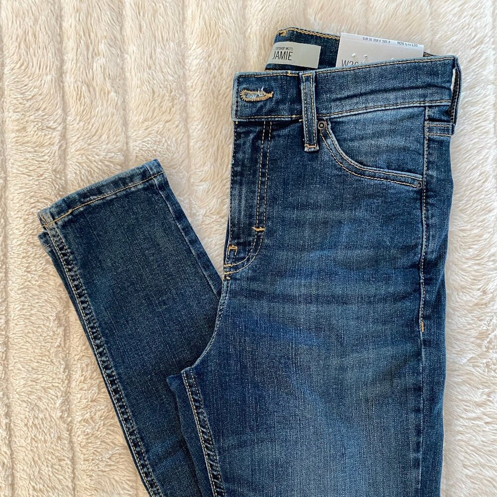 Topshop Jamie Skinny Jeans, Size 26 (US4), NWT.
